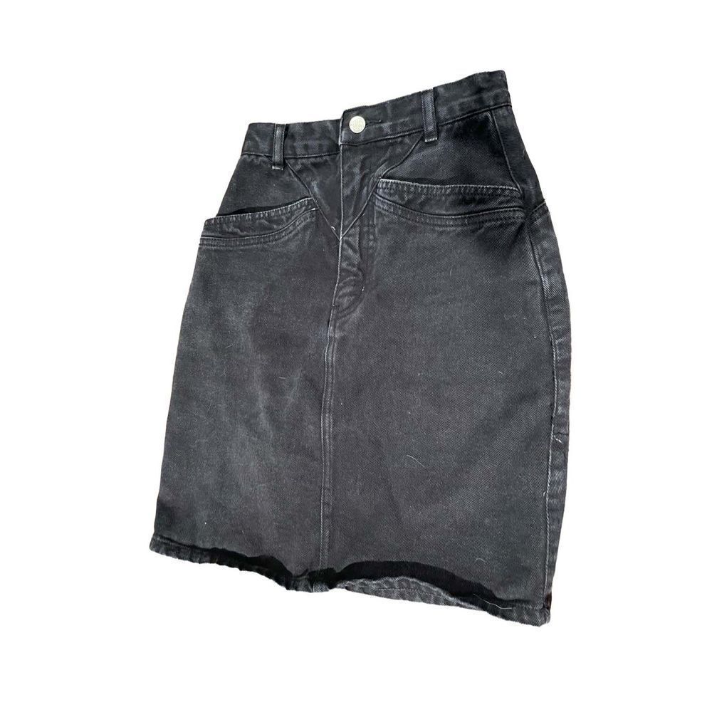 Vintage Heavy Denim black Nuovo Mini Skirt